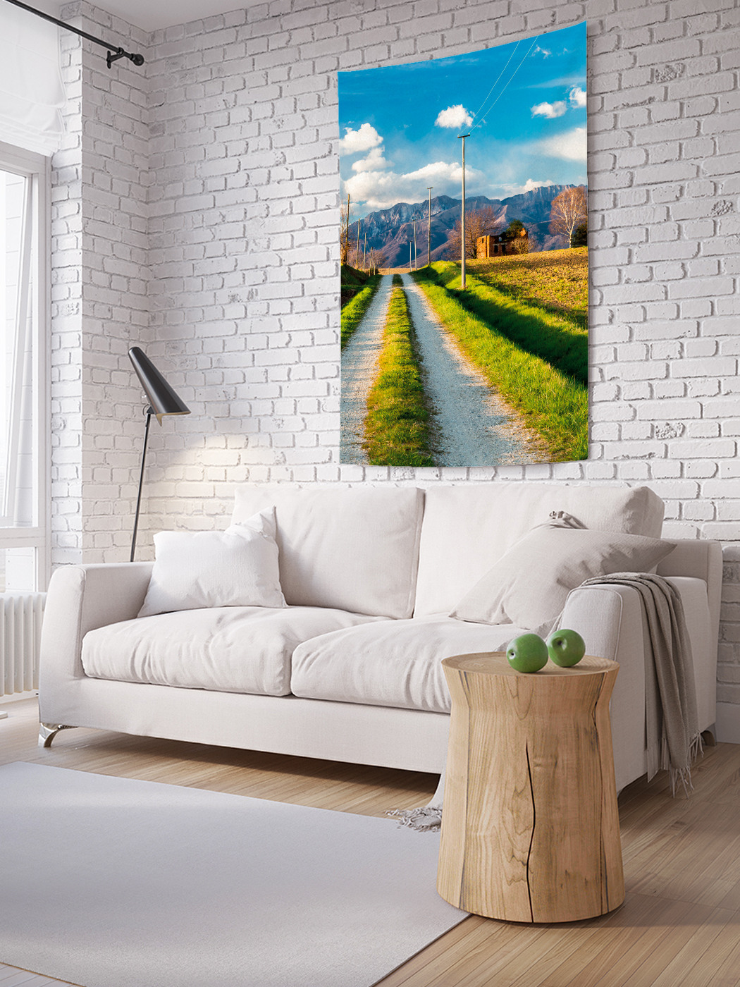 

Вертикальное фотопанно на стену JoyArty Вдоль дороги 100x150 см, Вдоль дороги