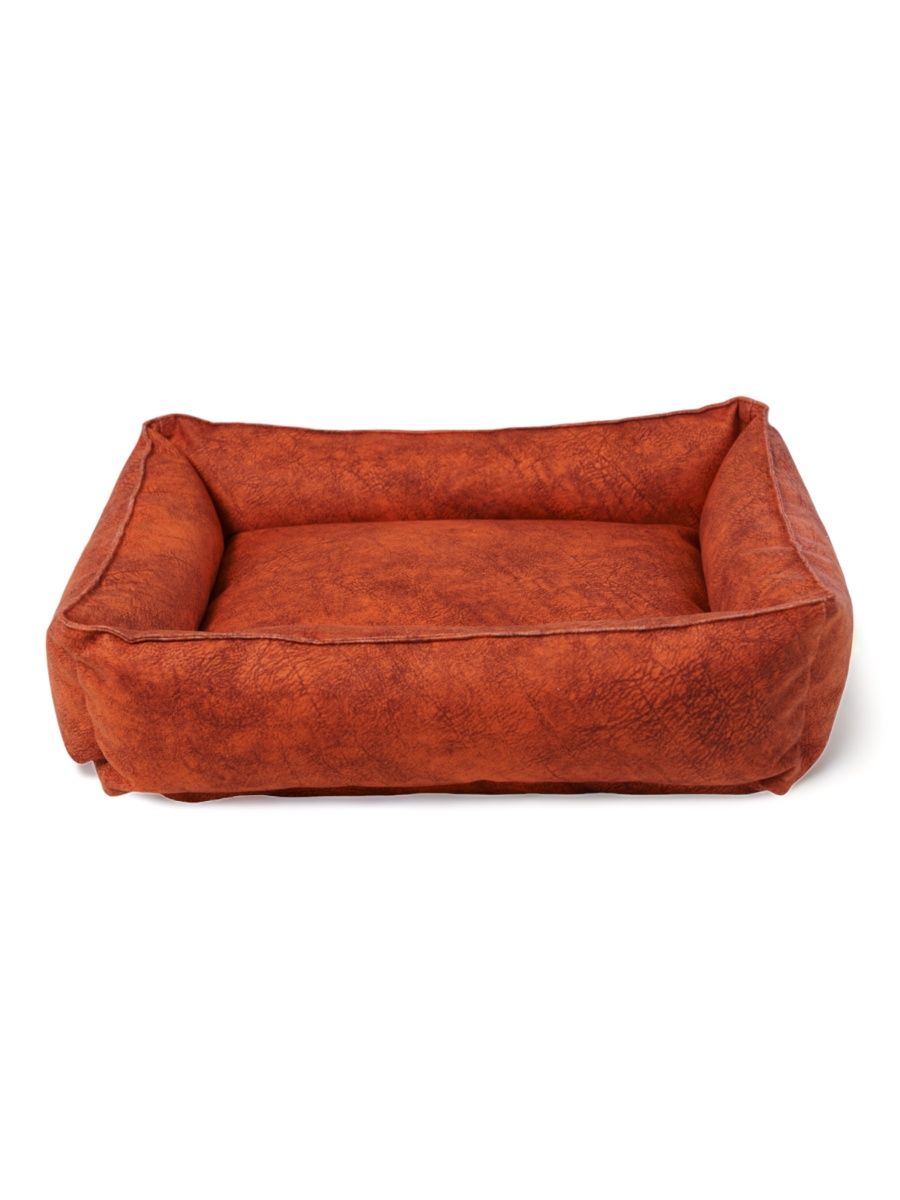 Лежанка для собак Салика, рыжий, текстиль, синтепух, 50x40x15 см