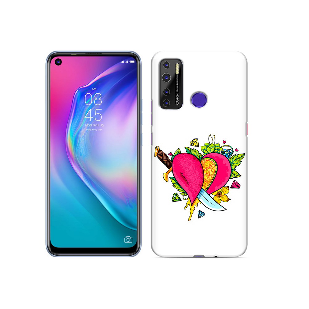

Чехол MyPads Tocco для Tecno Camon 15 Фруктовое сердце, Прозрачный, Tocco