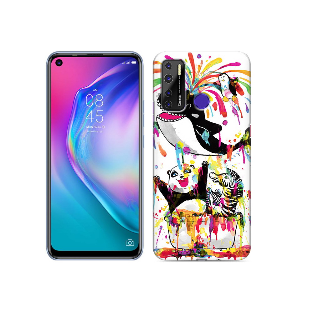 

Чехол MyPads Tocco для Tecno Camon 15 Хиппи кит, Прозрачный, Tocco