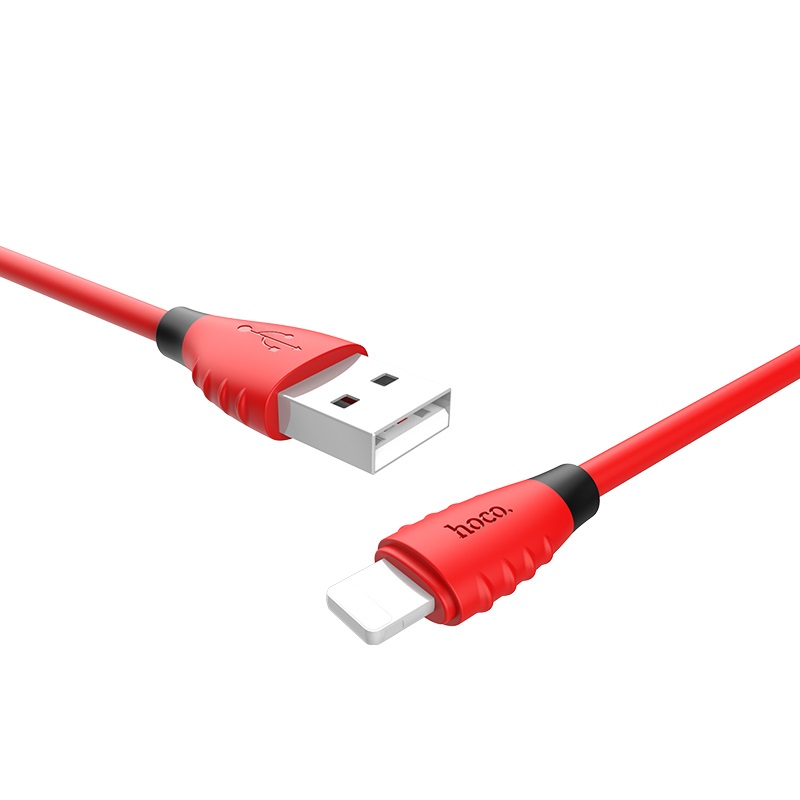 фото Кабель hoco x27 excellent charge lightning 1м red