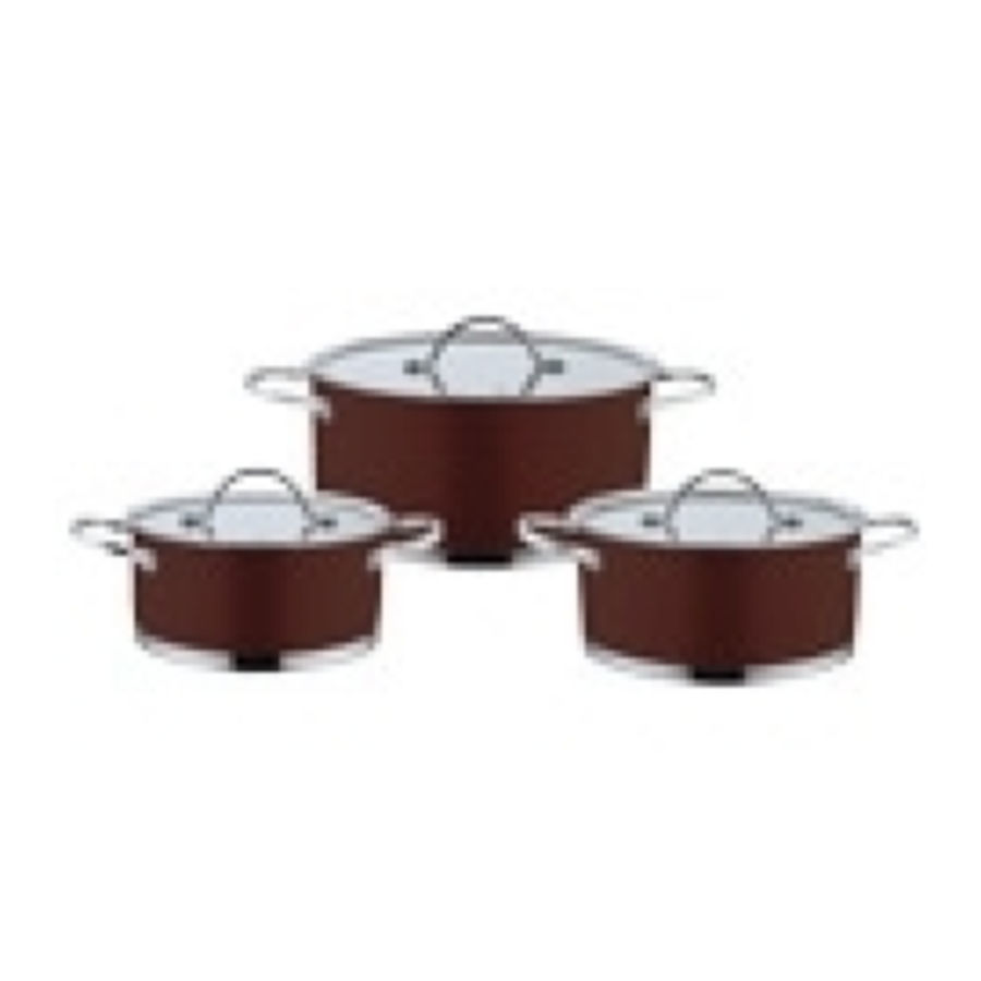 

Посуда BH - 0614 /6пр.ст.к. /2,1л; 3,0л; 5,2л/капсульное дно