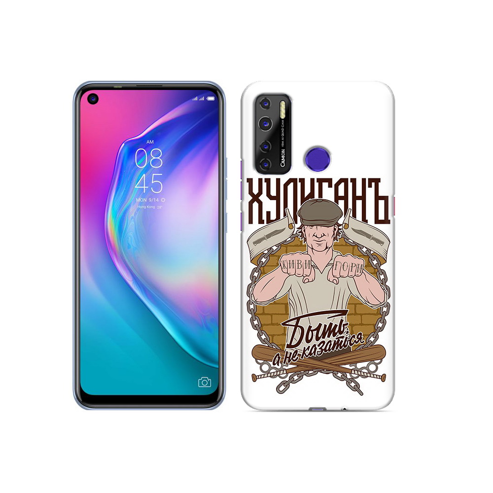 

Чехол MyPads Tocco для Tecno Camon 15 Хулиган, Прозрачный, Tocco