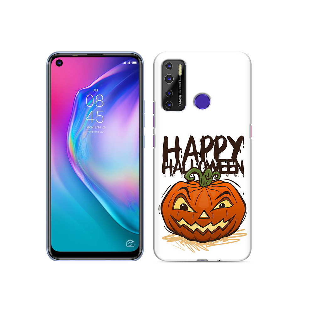 

Чехол MyPads Tocco для Tecno Camon 15 Хэллоуин счастливый, Прозрачный, Tocco