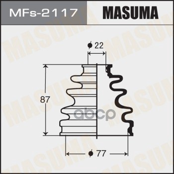 

Пыльник ШРУСа Masuma MFs-2117