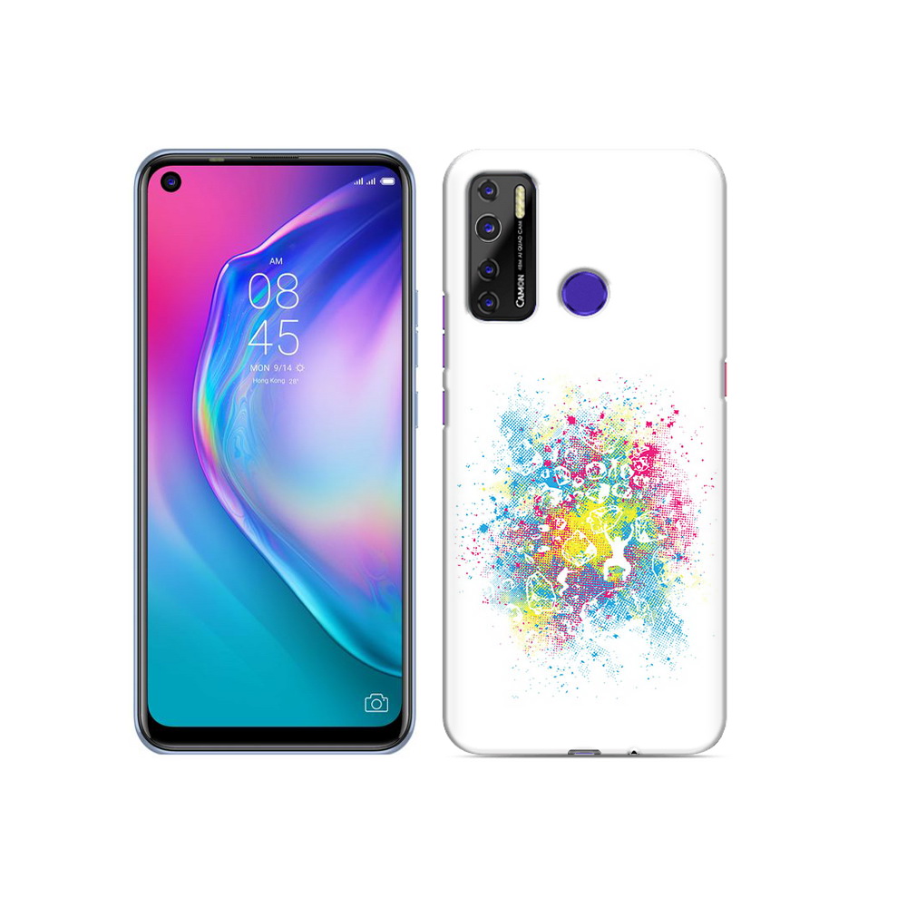 

Чехол MyPads Tocco для Tecno Camon 15 акварель абстракция, Прозрачный, Tocco