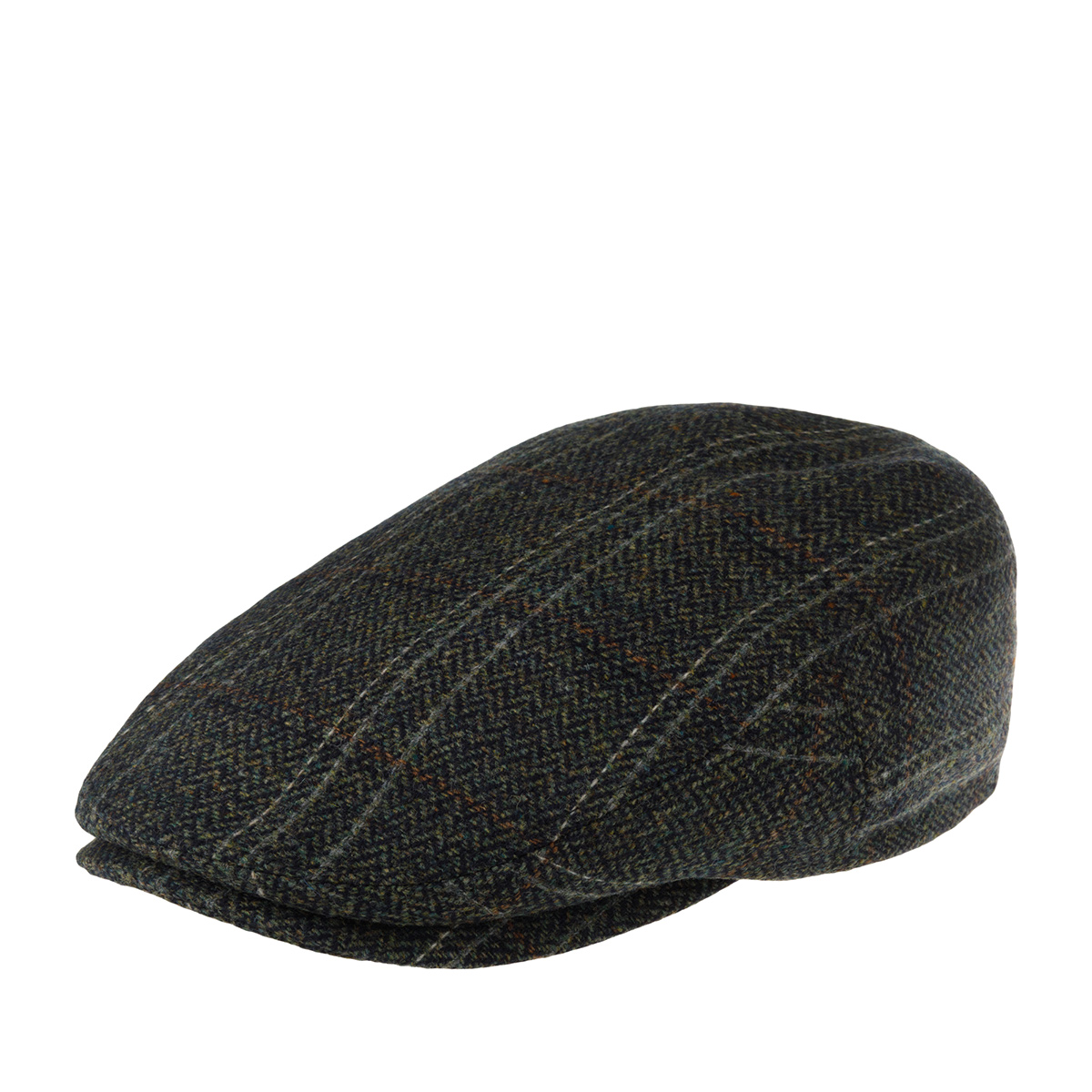 Кепка унисекс Lierys 6210501 DRIVER CAP VIRGIN WOOL оливковая/черная, р.55