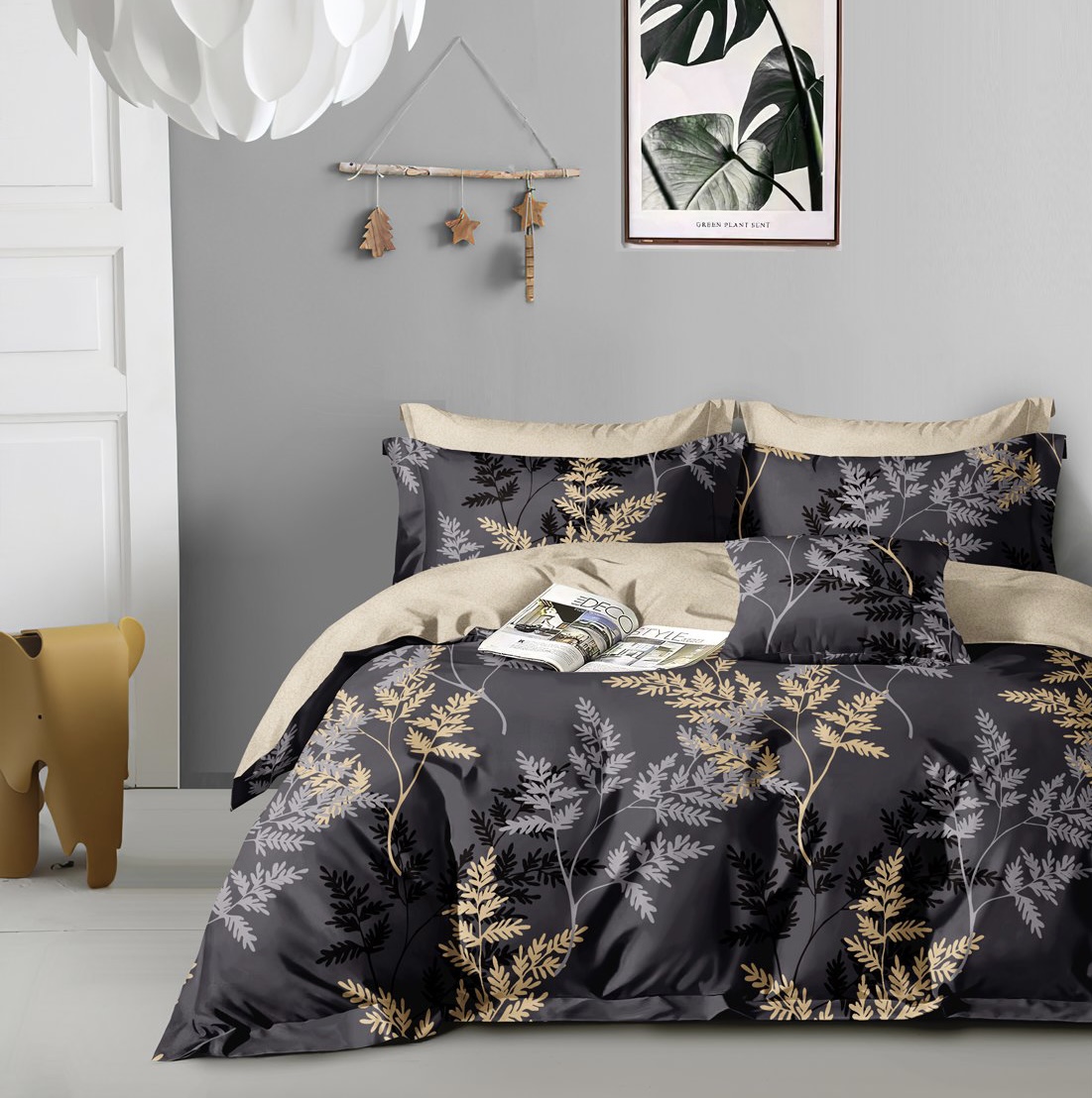 

Постельное белье Sleeping Place семейное сатин, 70x70