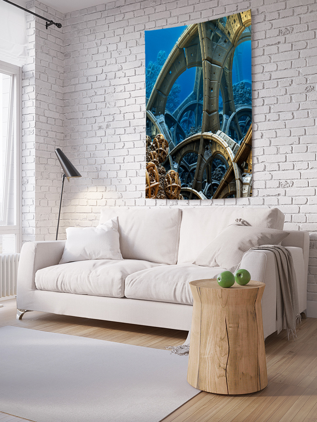

Вертикальное фотопанно на стену JoyArty Подземный мир 100x150 см, Подземный мир