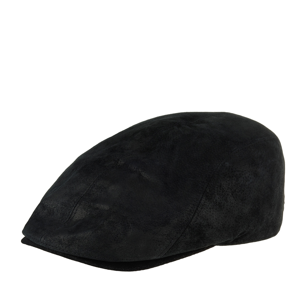 Кепка унисекс Lierys 6137101 IVY CAP PIGSKIN черная, р.63