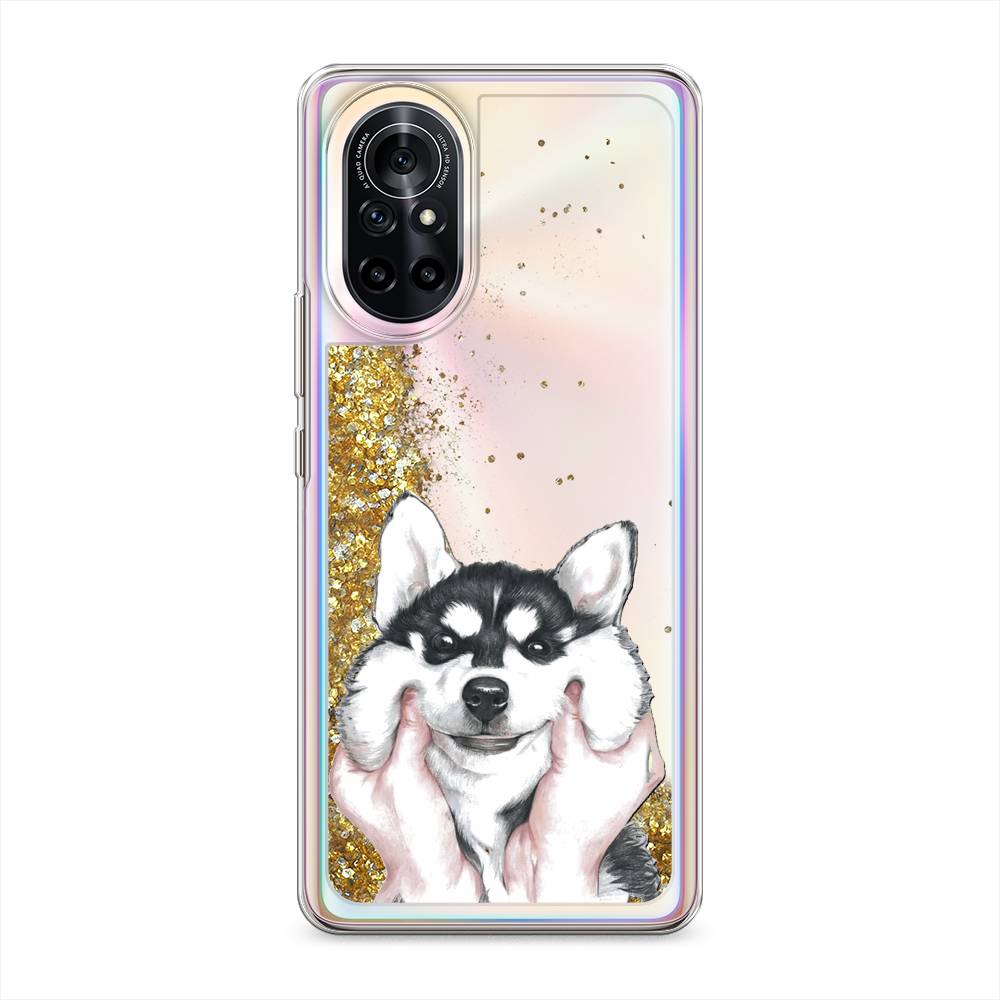 

Чехол Awog на Huawei Nova 8 "Щечки хаски", Разноцветный, 6105790-1