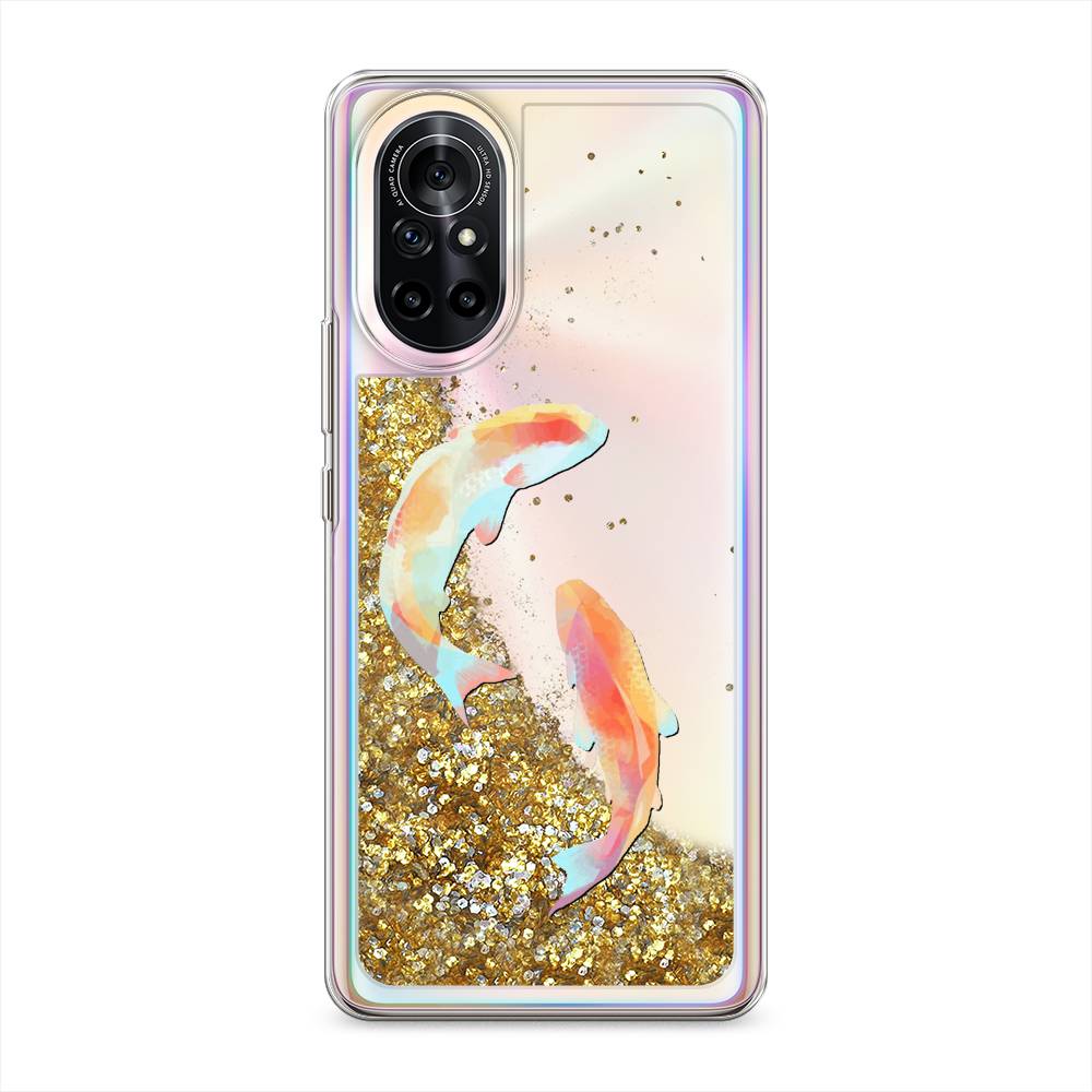 

Чехол Awog на Huawei Nova 8 "Акварельные карпы", Разноцветный, 6105790-1