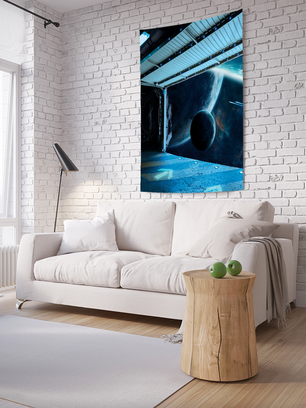 

Вертикальное фотопанно на стену JoyArty Космический вид 100x150 см, Космический вид