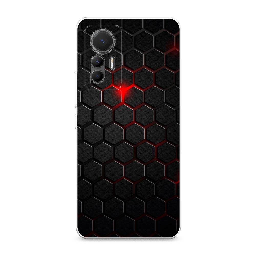 

Силиконовый чехол "Фон соты красные" на Xiaomi 12 Lite, Разноцветный, 315050-3
