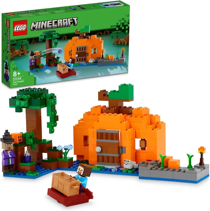 Конструктор, Lego Minecraft Тыквенная ферма, 257 деталей,  21248