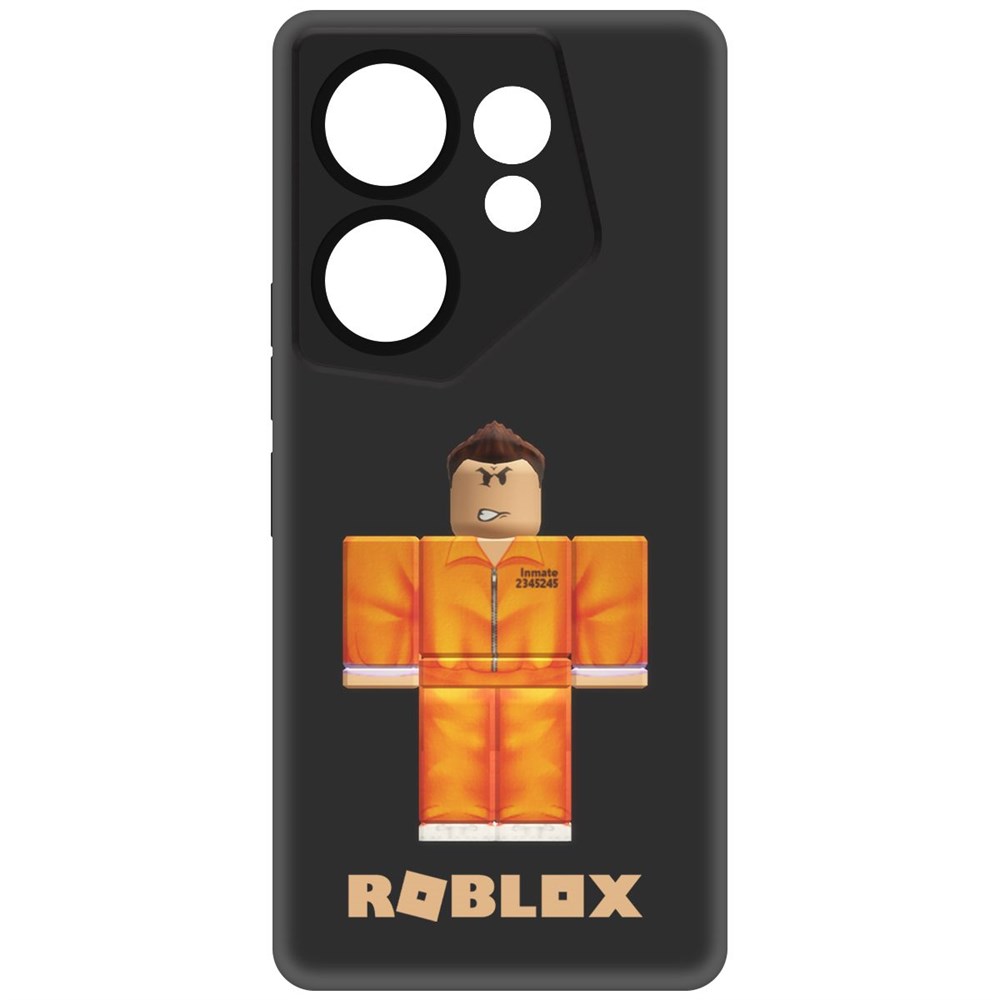 

Чехол-накладка Krutoff Soft Case Roblox-Заключенный для Tecno Camon 20 Premier черный