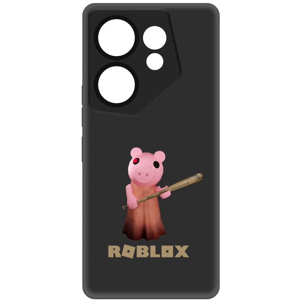 

Чехол-накладка Krutoff Soft Case Roblox-Пигги для Tecno Camon 20 Premier черный