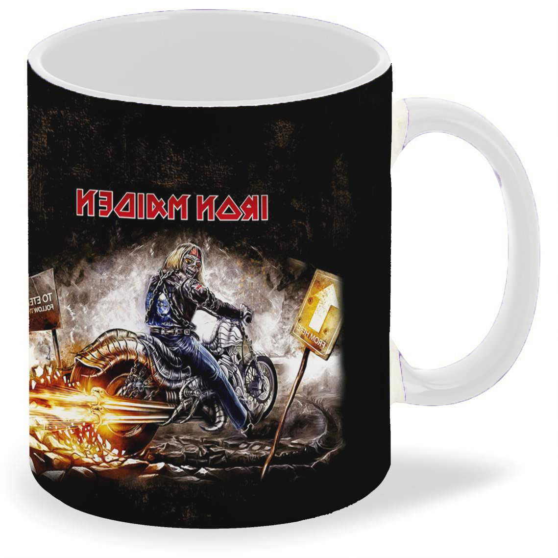 

Кружка CoolPodarok iron maiden мотоцикл2