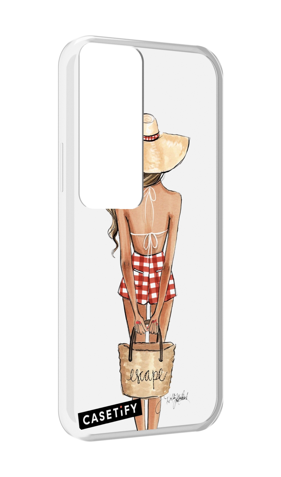 

Чехол MyPads CASETiFY женский для Tecno Pova Neo 2, Прозрачный, Tocco