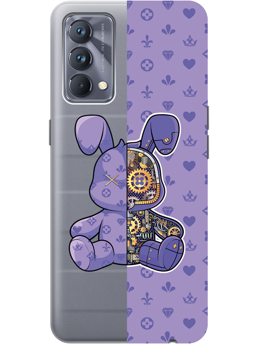 

Силиконовый чехол на Realme GT Master Edition с принтом прозрачный 790032, Фиолетовый;прозрачный, 740190271