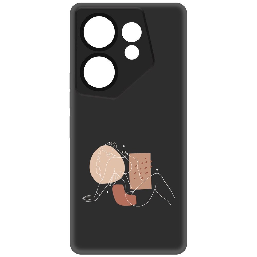 

Чехол-накладка Krutoff Soft Case Чувственность для Tecno Camon 20 Premier черный