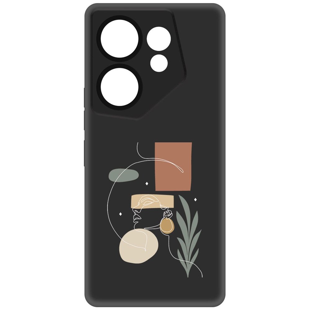 

Чехол-накладка Krutoff Soft Case Элегантность для Tecno Camon 20 Premier черный