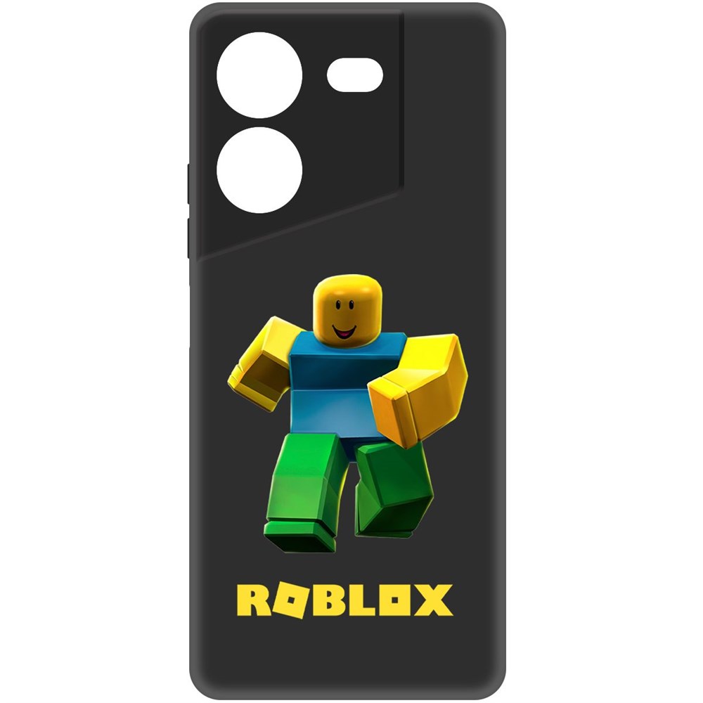 

Чехол-накладка Krutoff Soft Case Roblox-Классический Нуб для Tecno Pova 5 черный