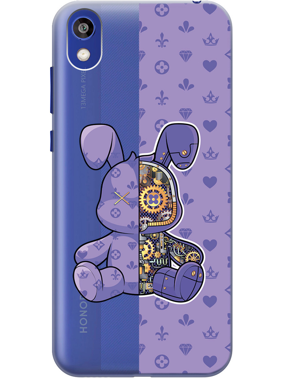 

Силиконовый чехол на Honor 8S / Huawei Y5 (2019) с принтом прозрачный 790064, Фиолетовый;прозрачный, 721008771