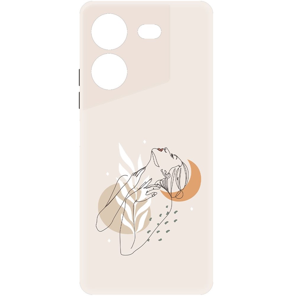

Чехол-накладка Krutoff Soft Case Женственность для Tecno Pova 5 черный