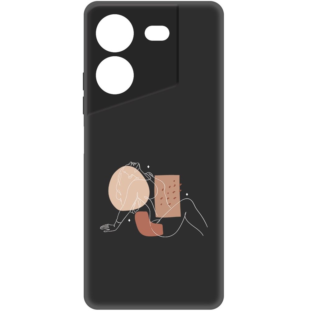 

Чехол-накладка Krutoff Soft Case Чувственность для Tecno Pova 5 черный