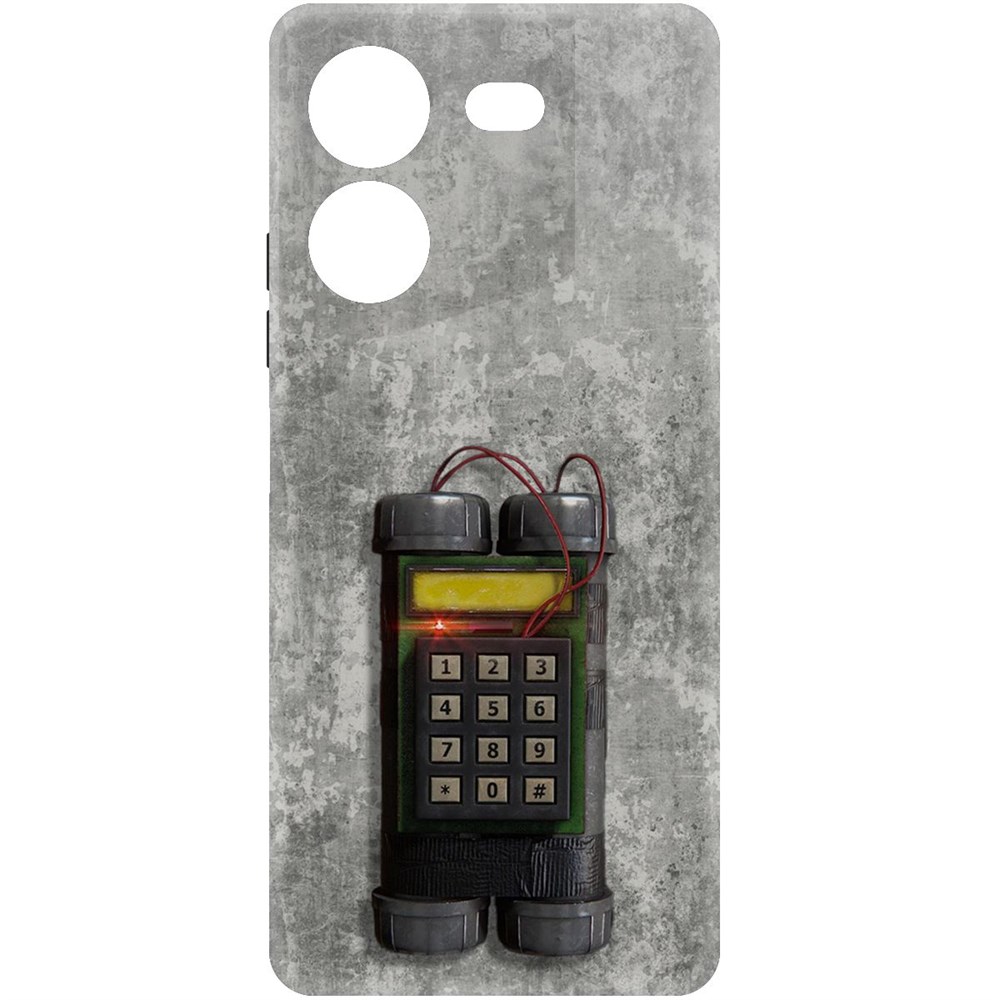 

Чехол-накладка Krutoff Soft Case Cтандофф 2 (Standoff 2) - C4 для Tecno Pova 5 черный