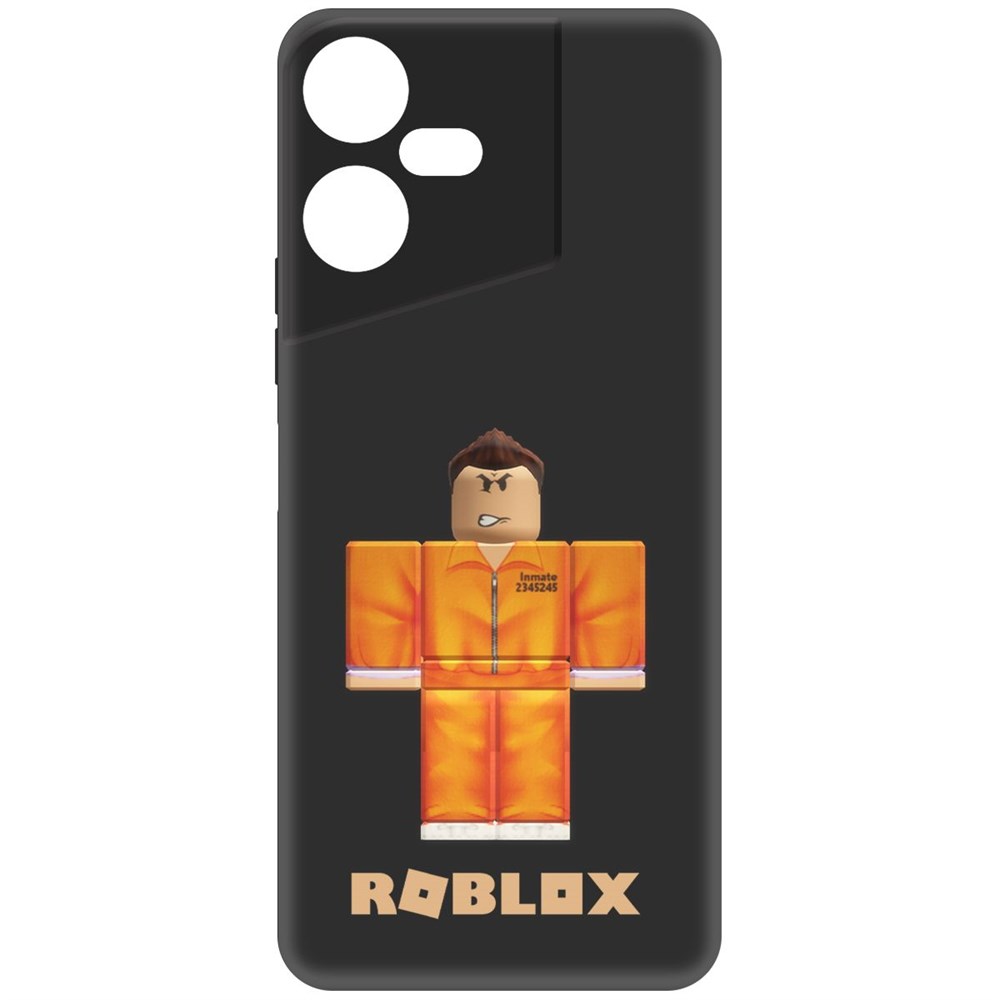

Чехол-накладка Krutoff Soft Case Roblox-Заключенный для Tecno Pova Neo 3 черный