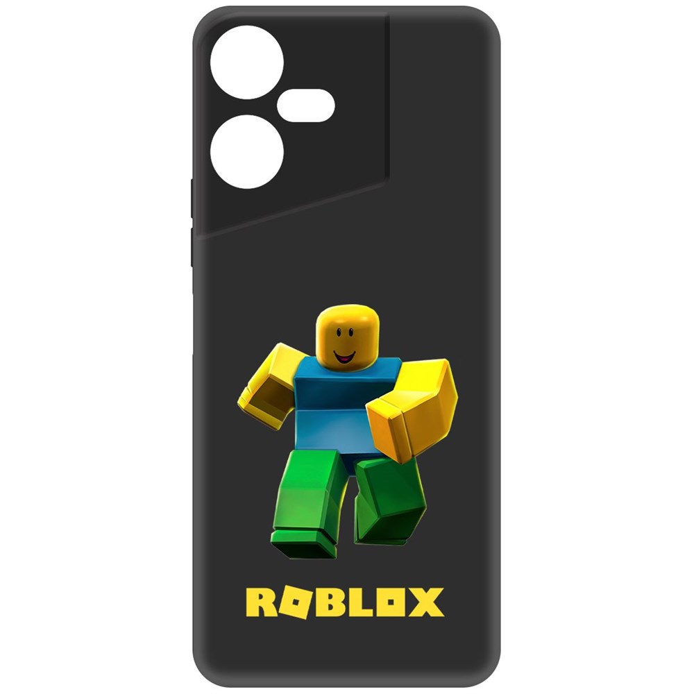 

Чехол-накладка Krutoff Soft Case Roblox-Классический Нуб для Tecno Pova Neo 3 черный