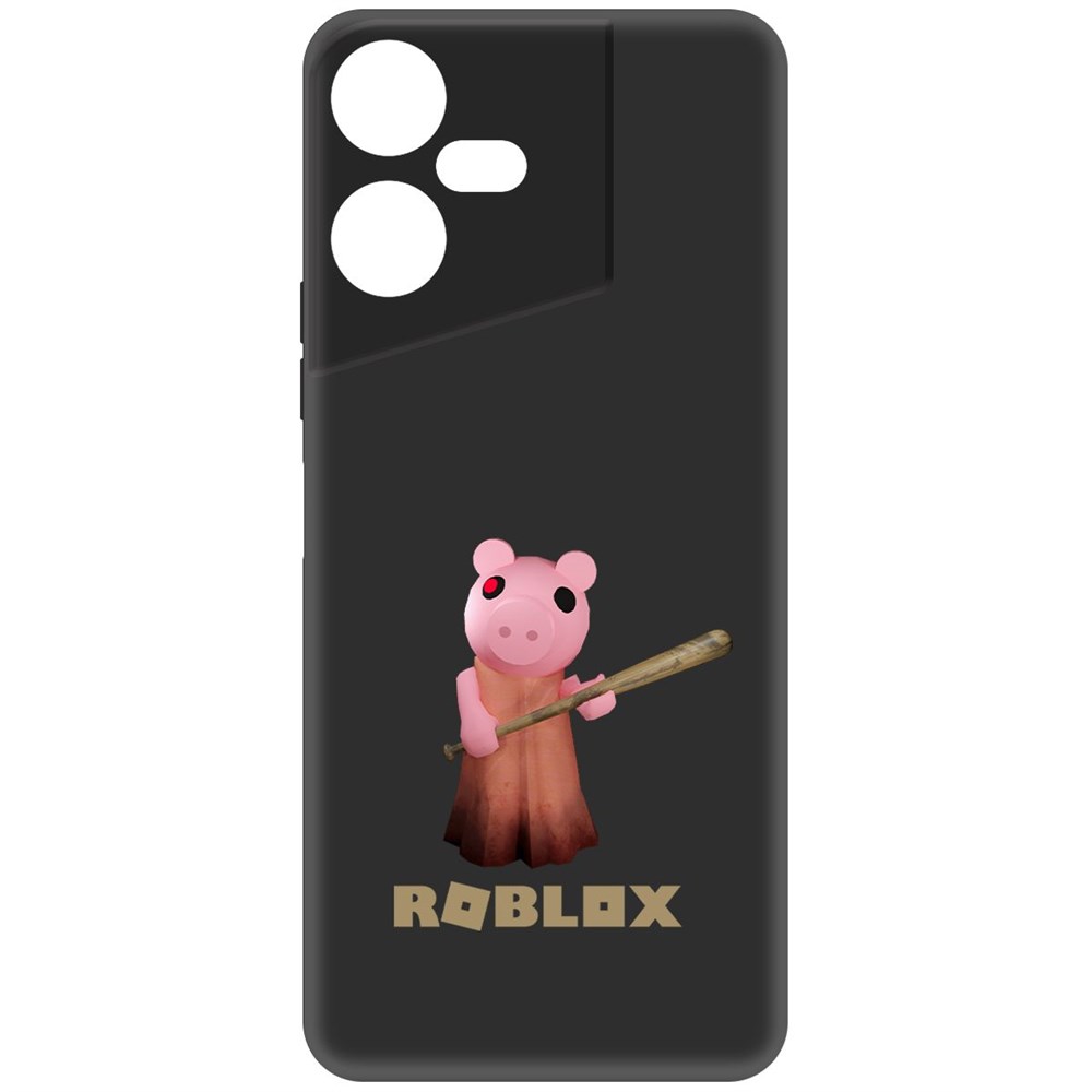 

Чехол-накладка Krutoff Soft Case Roblox-Пигги для Tecno Pova Neo 3 черный