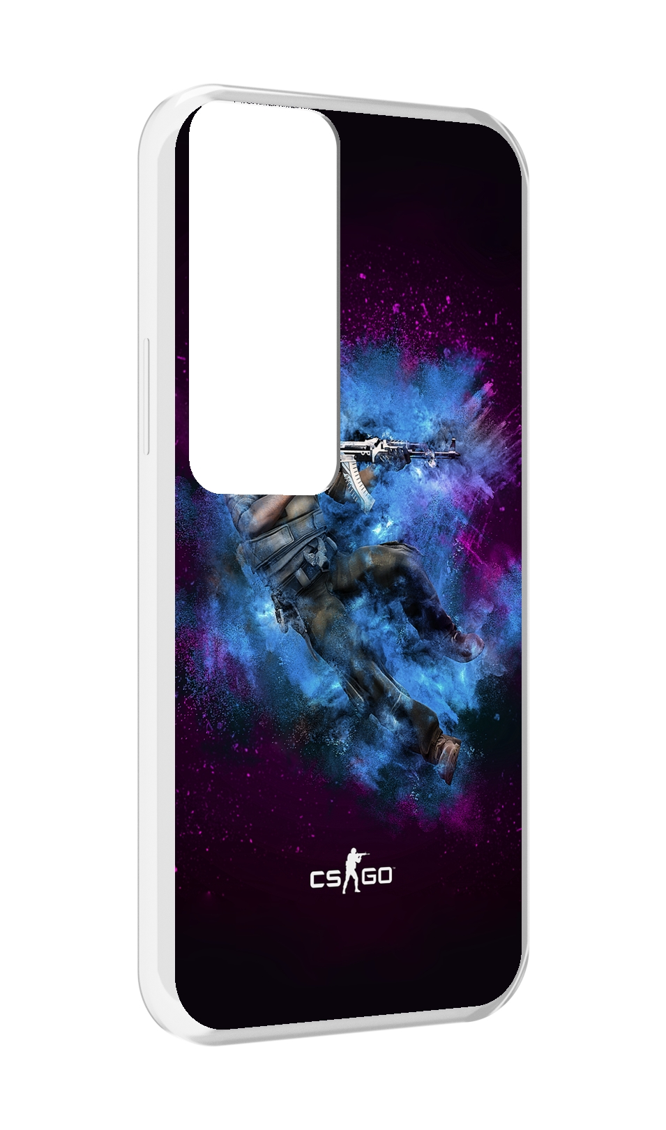 

Чехол MyPads CS-go-террорист для Tecno Pova Neo 2, Прозрачный, Tocco