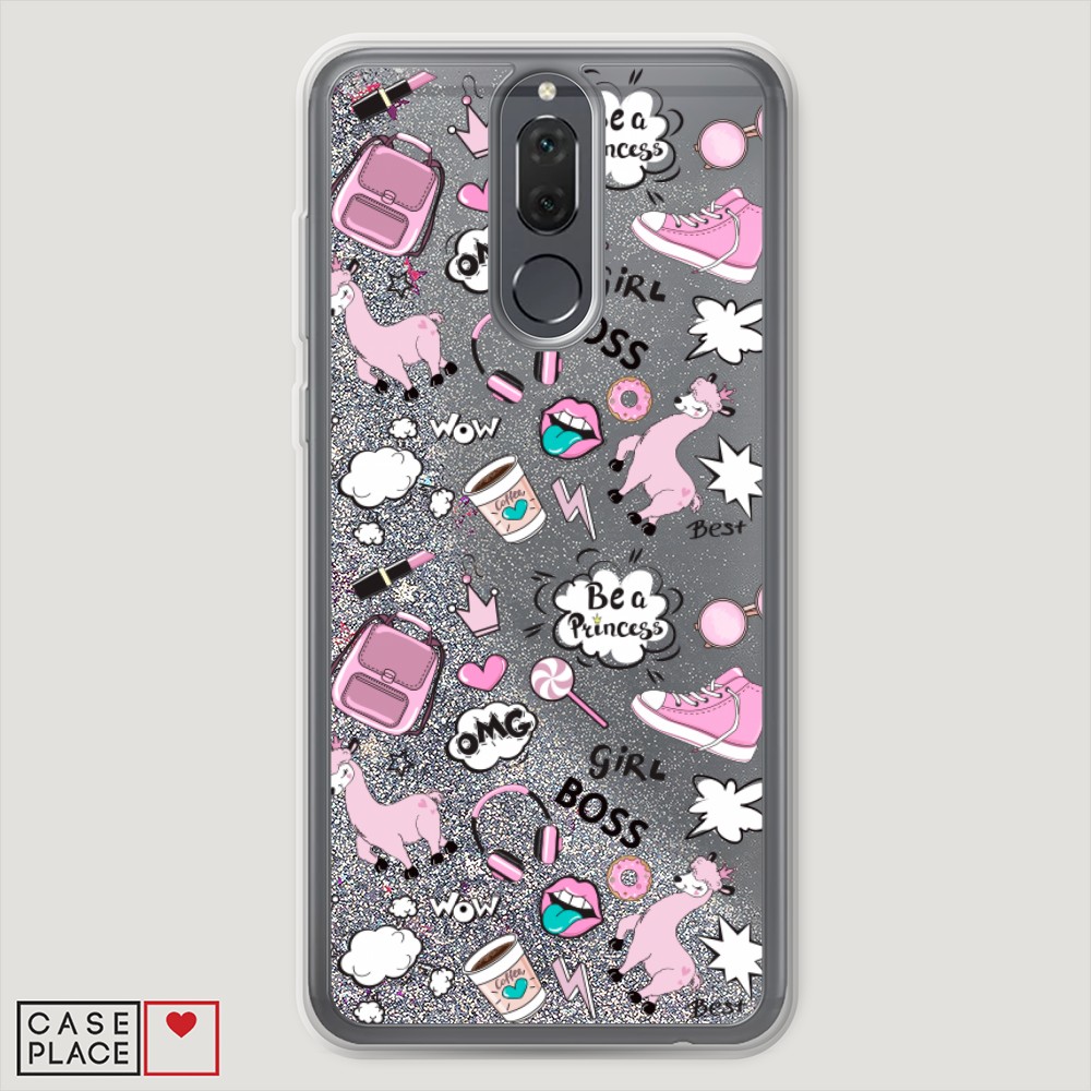 

Чехол Awog "Стильная лама" на Huawei Nova 2i, 64191-1