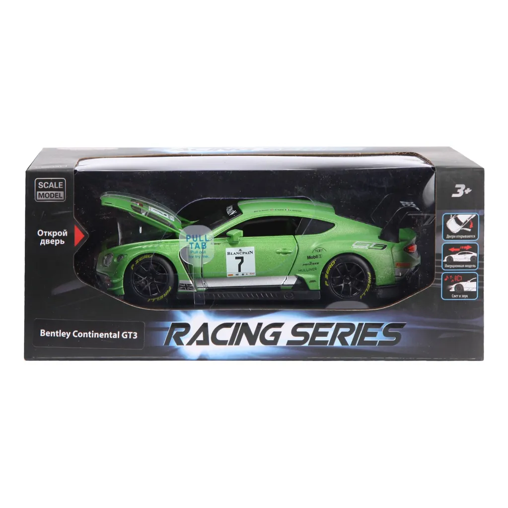 

Машинка Mobicaro Bentley Continental DTM 664998(A), Зеленый, Bentley Continental DTM