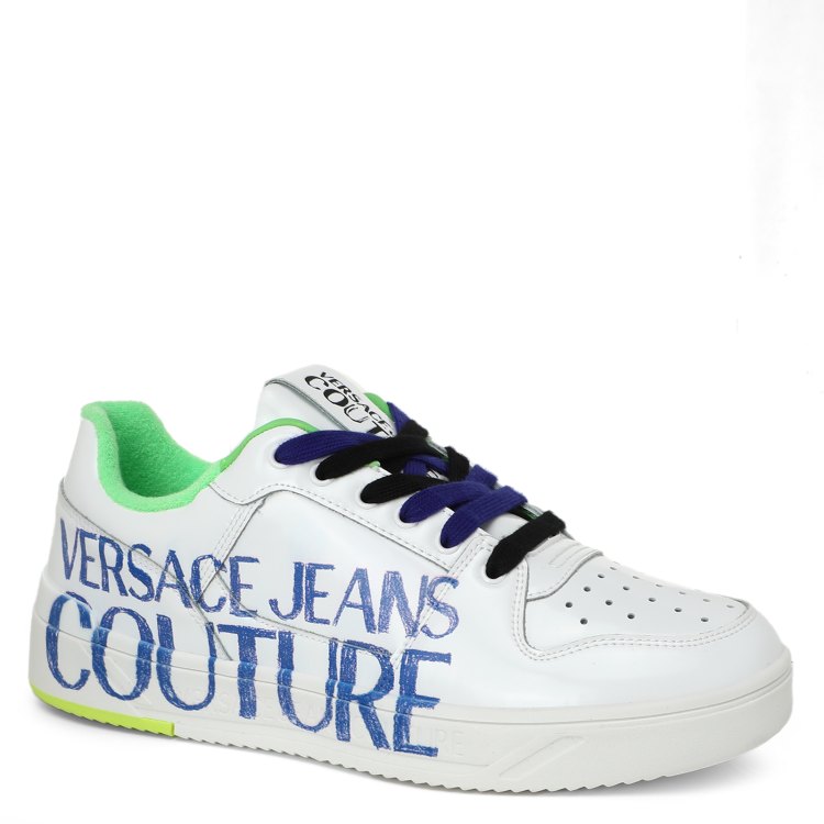 Кеды мужские Versace Jeans Couture 74YA3SJ5 белые 40 EU