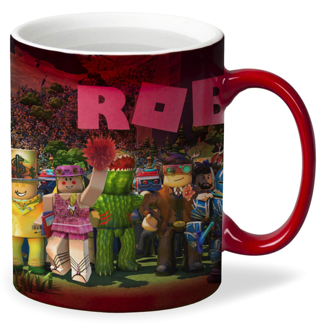 фото Кружка хамелеон красный coolpodarok игра. roblox роблокс все герои