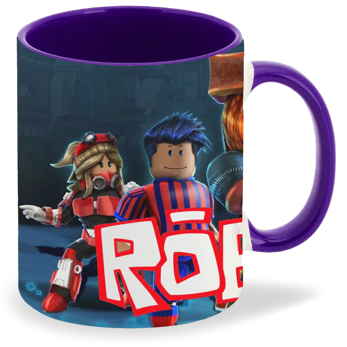 

Кружка фиолетовая CoolPodarok Игра. Roblox Роблокс Пират