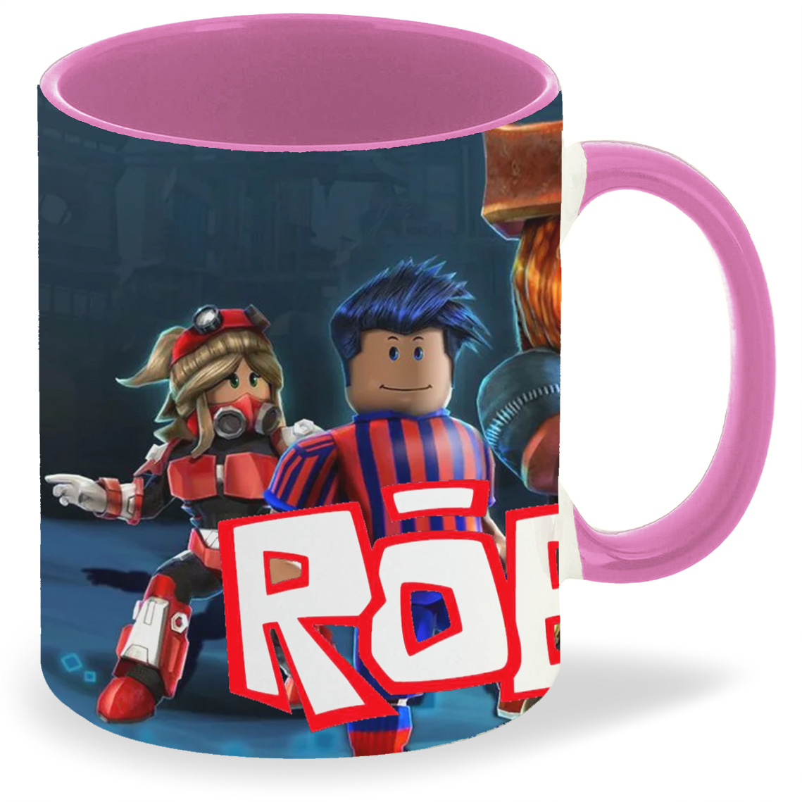 

Кружка розовая CoolPodarok Игра. Roblox Роблокс Пират