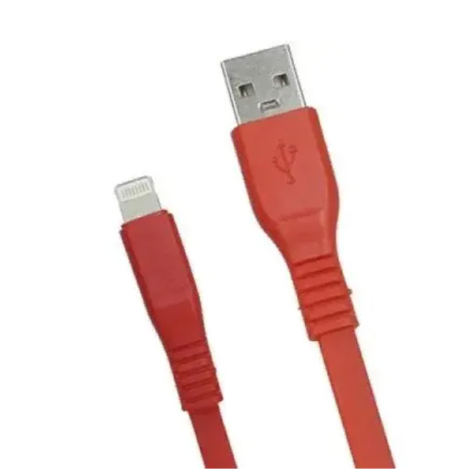 Кабель Premier 6-703RL45 2.0R USB-A-Lightning (m) 2м красный пакет