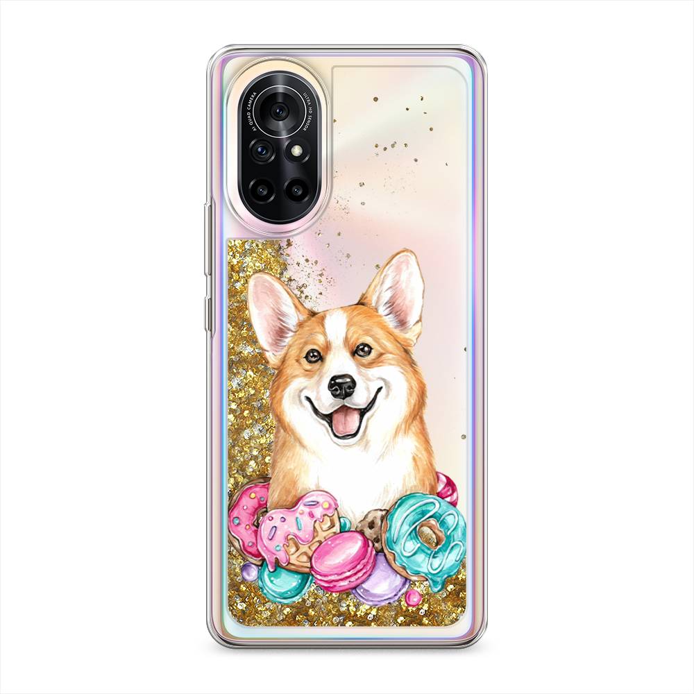 

Чехол Awog на Huawei Nova 8 "Корги и сладости", Разноцветный, 6105790-1