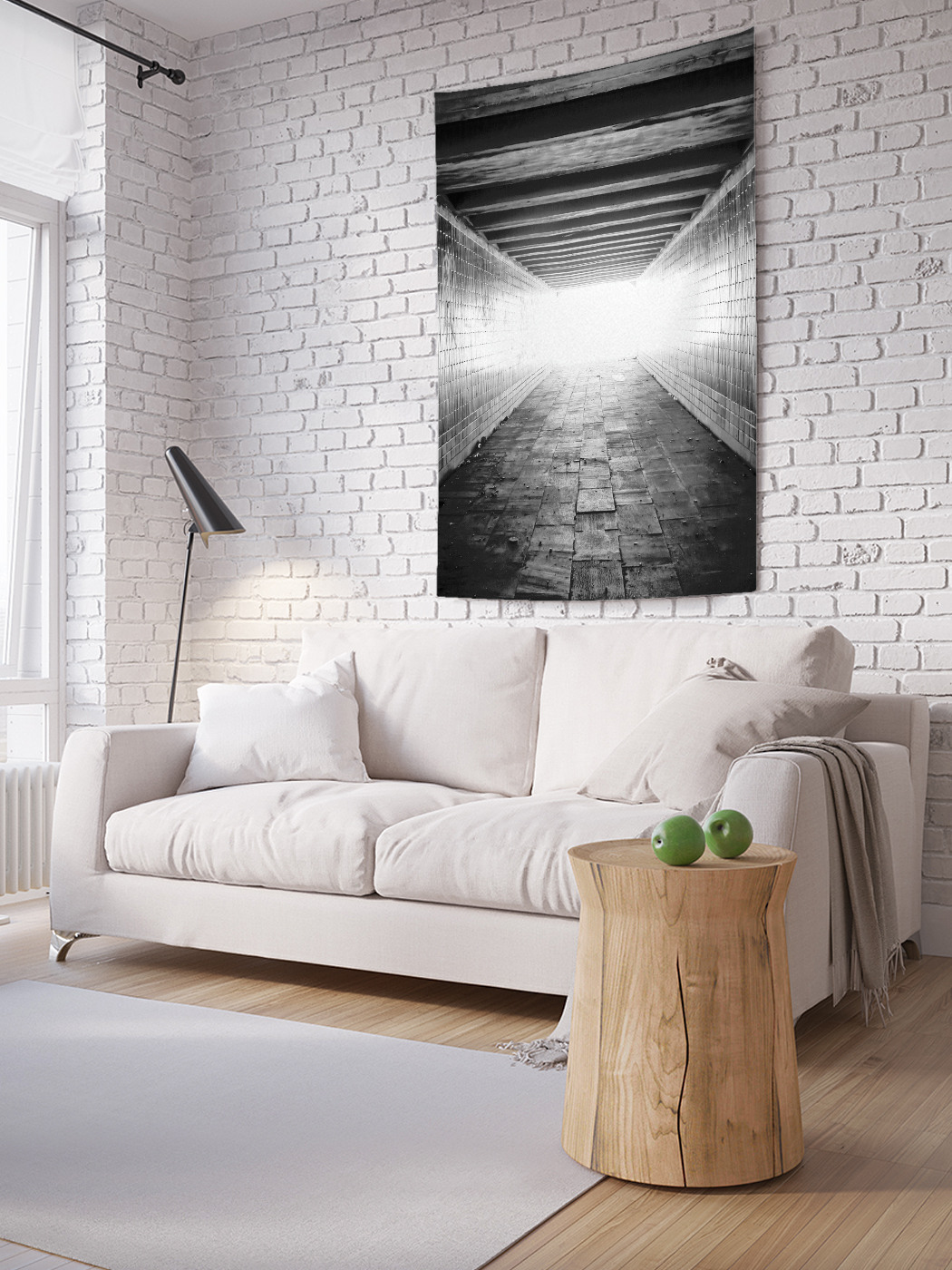 

Вертикальное фотопанно на стену JoyArty Свет тоннеля 100x150 см, Свет тоннеля
