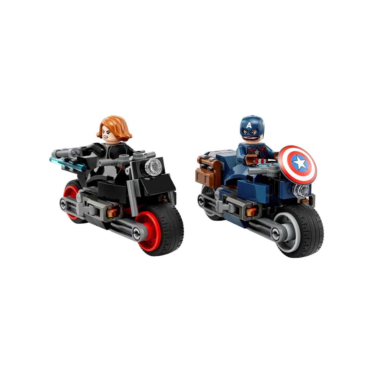 Конструктор LEGO Marvel Super Heroes Черная вдова и Капитан Америка, 130 деталей, 76260 конструктор lego marvel призрачный гонщик робот и мотоцикл 264 деталей 76245