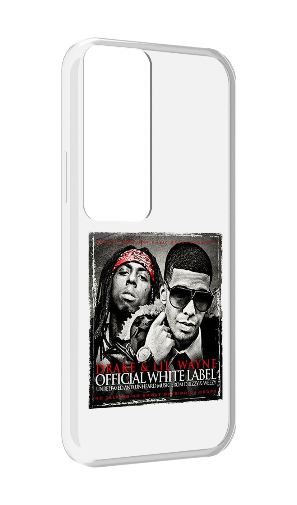 

Чехол MyPads Drake - Official White Label для Tecno Pova Neo 2, Прозрачный, Tocco