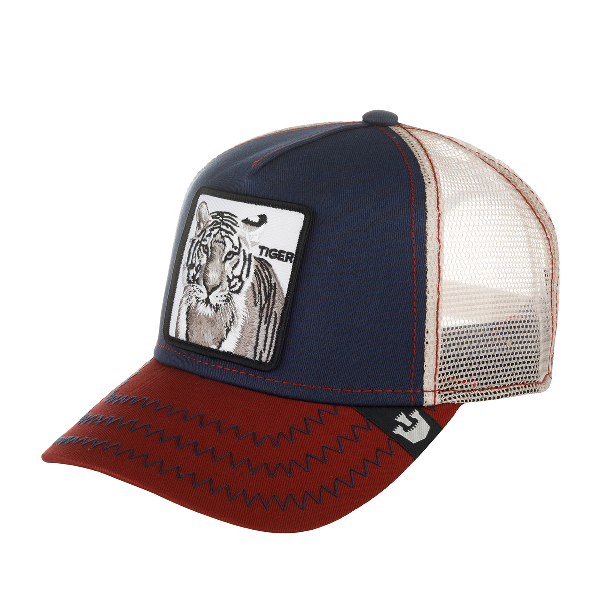

Бейсболка унисекс Goorin Bros. 101-0392 синяя/красная, Синий, 101-0392