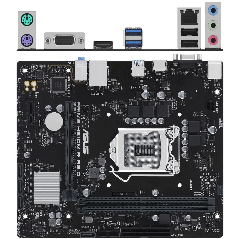 

Материнская плата ASUS PRIME H510M-R R2.0-SI, PRIME H510M-R R2.0-SI