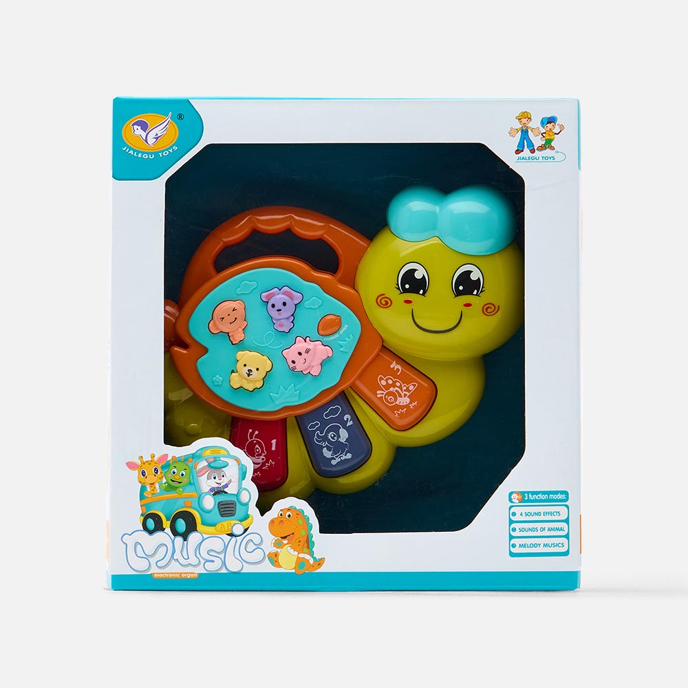 Развивающая игрушка для малышей музыкальная Jialegu Toys Гусеница, 855-64A музыкальная гусеница brio 30189
