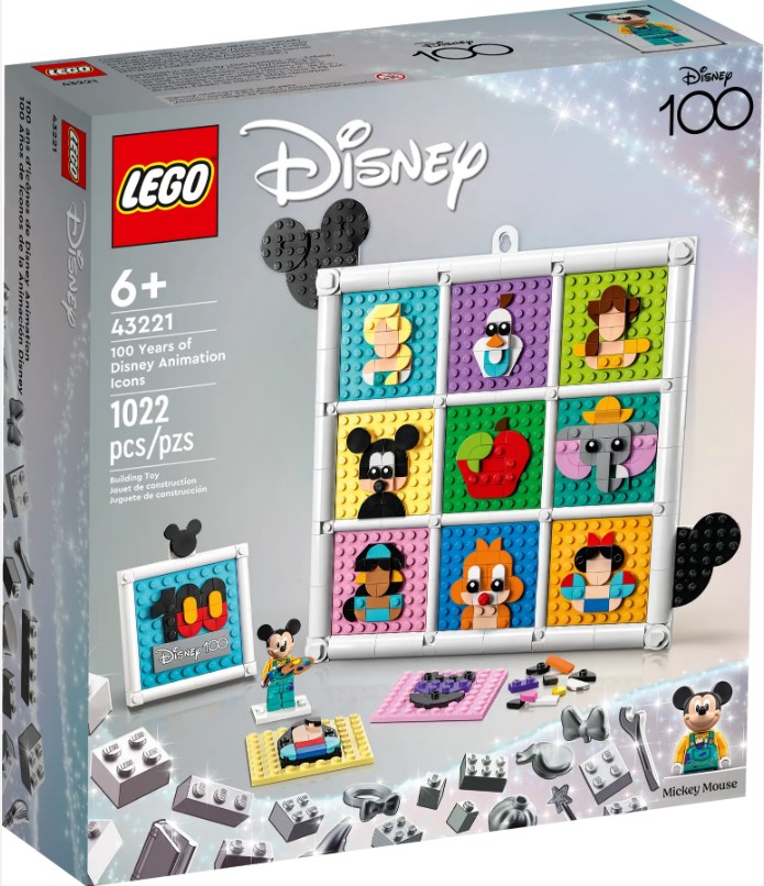 

Конструктор LEGO Disney Classic 100 лет анимационных икон Диснея, 1022 детали, 43221